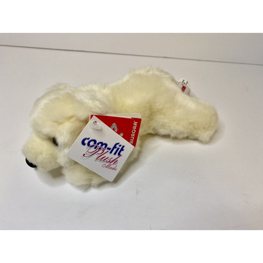 Aurora Polar Bear Plush Stuffed Animal Toy Size 8" Advertising Toon Goggles Tags